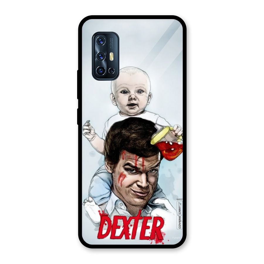 Dexter Artwork Glass Back Case for Vivo V17
