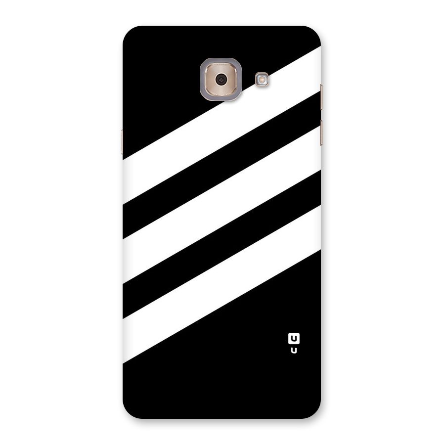 Diagonal Classic Stripes Back Case for Galaxy J7 Max