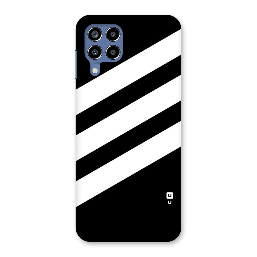 Diagonal Classic Stripes Back Case for Galaxy M53 5G