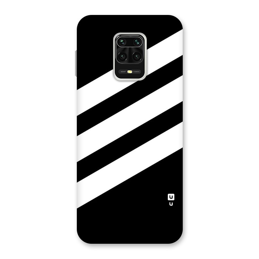 Diagonal Classic Stripes Back Case for Redmi Note 9 Pro Max