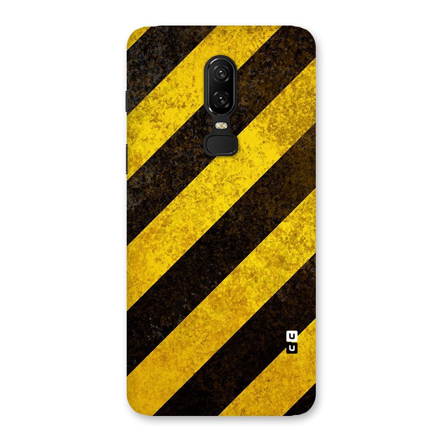 Diagonal Road Pattern Back Case for OnePlus 6