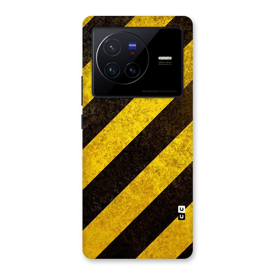 Diagonal Road Pattern Back Case for Vivo X80