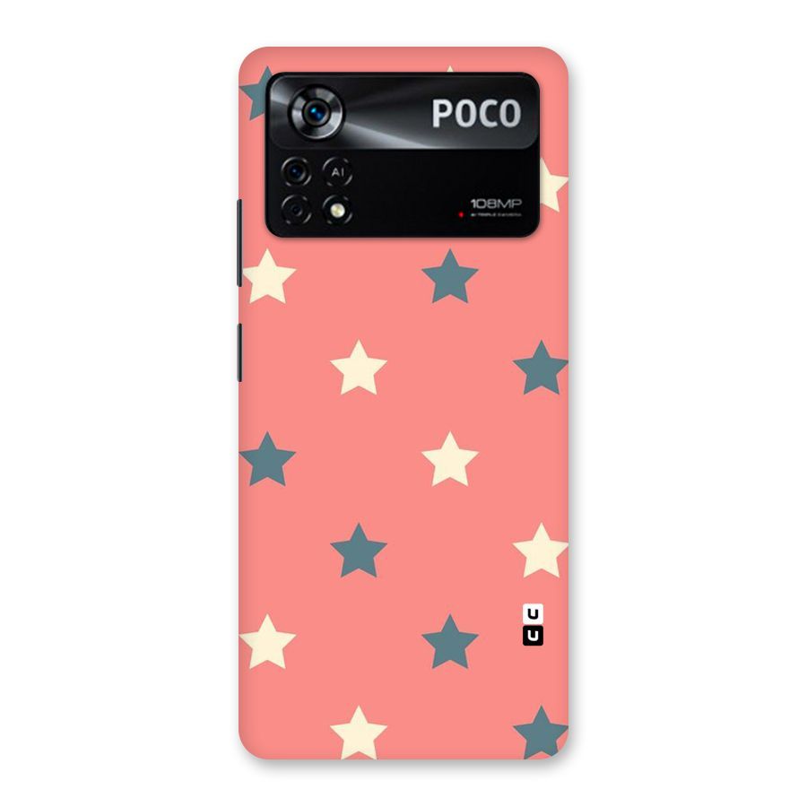 Diagonal Stars Back Case for Poco X4 Pro 5G