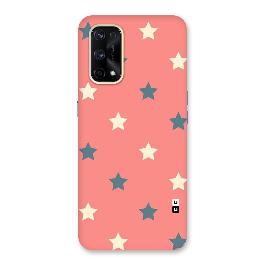 Diagonal Stars Glass Back Case for Realme X7 Pro