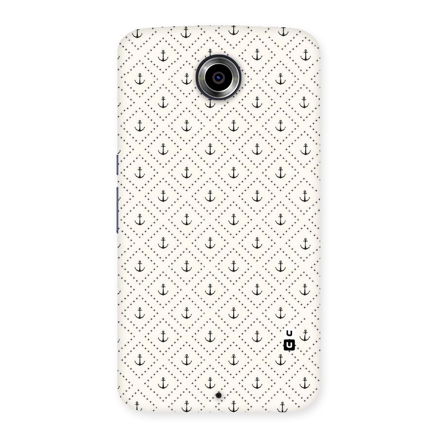 Diamond Anchor Design Back Case for Nexsus 6