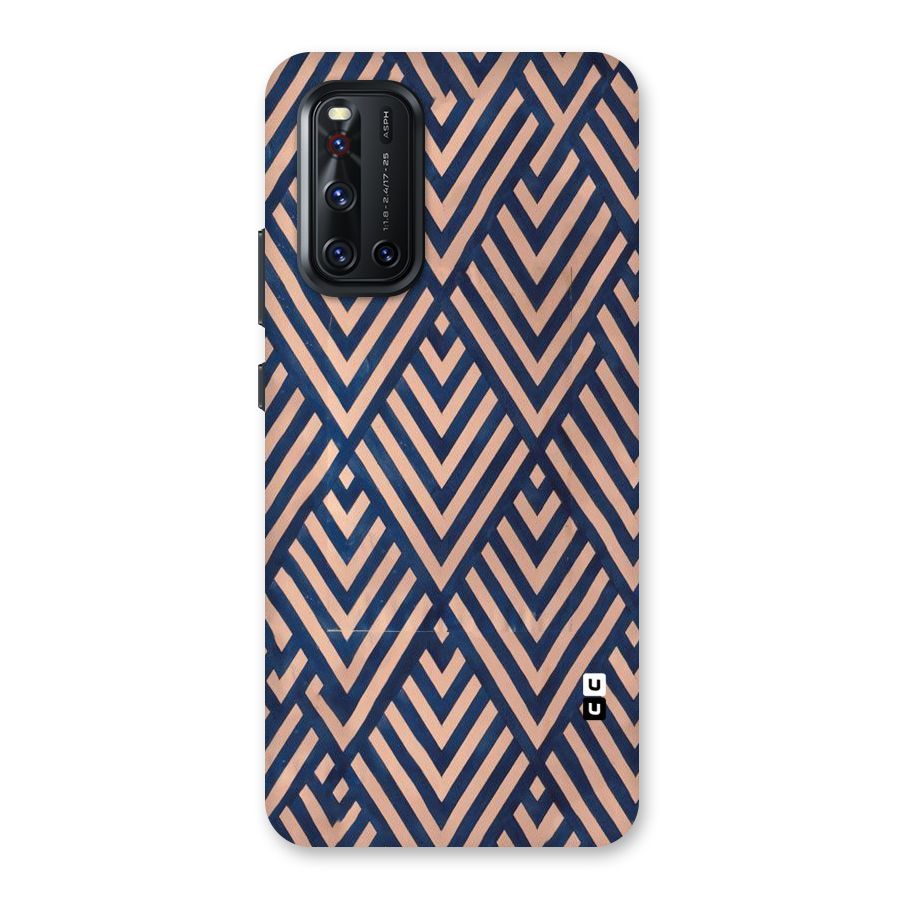 Diamond Blues Back Case for Vivo V19