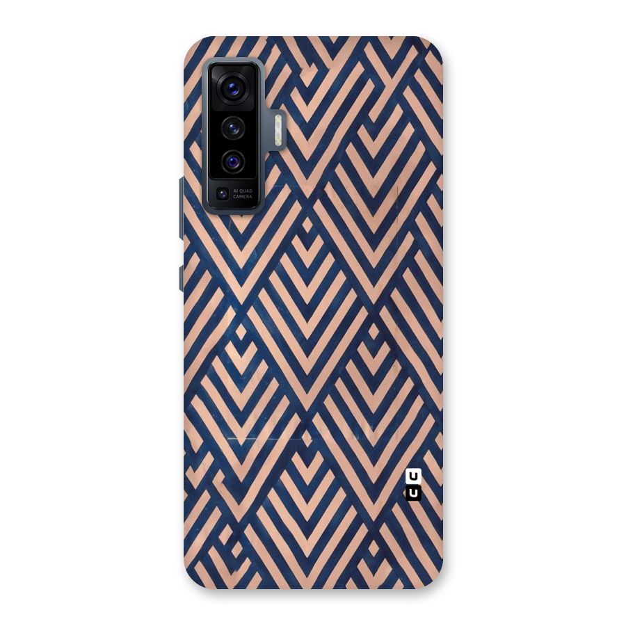Diamond Blues Back Case for Vivo X50
