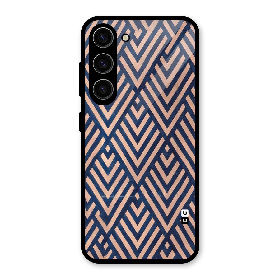 Diamond Blues Glass Back Case for Galaxy S23