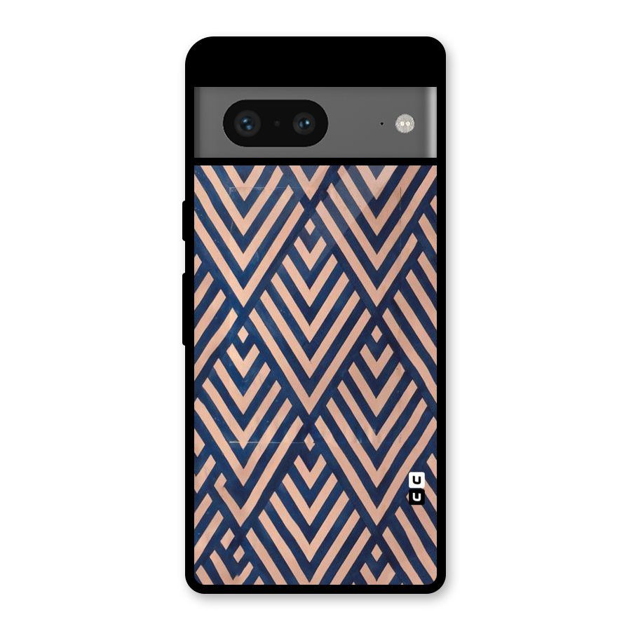 Diamond Blues Glass Back Case for Google Pixel 7