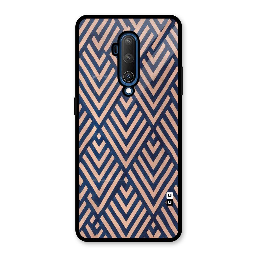 Diamond Blues Glass Back Case for OnePlus 7T Pro