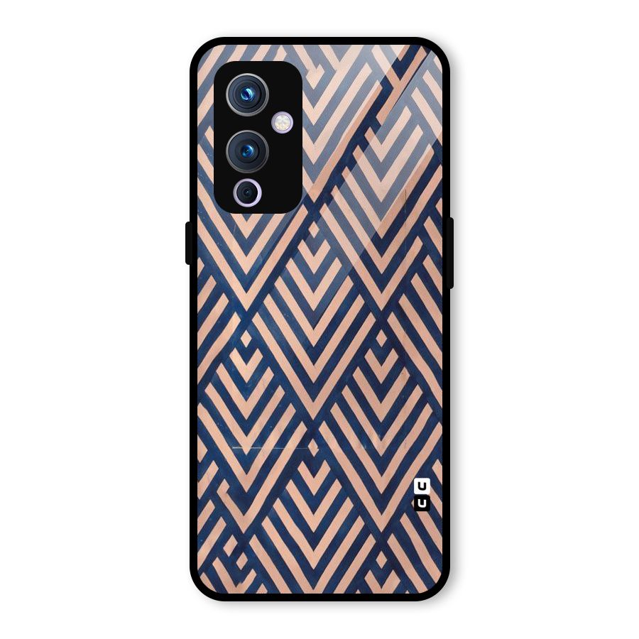 Diamond Blues Glass Back Case for OnePlus 9