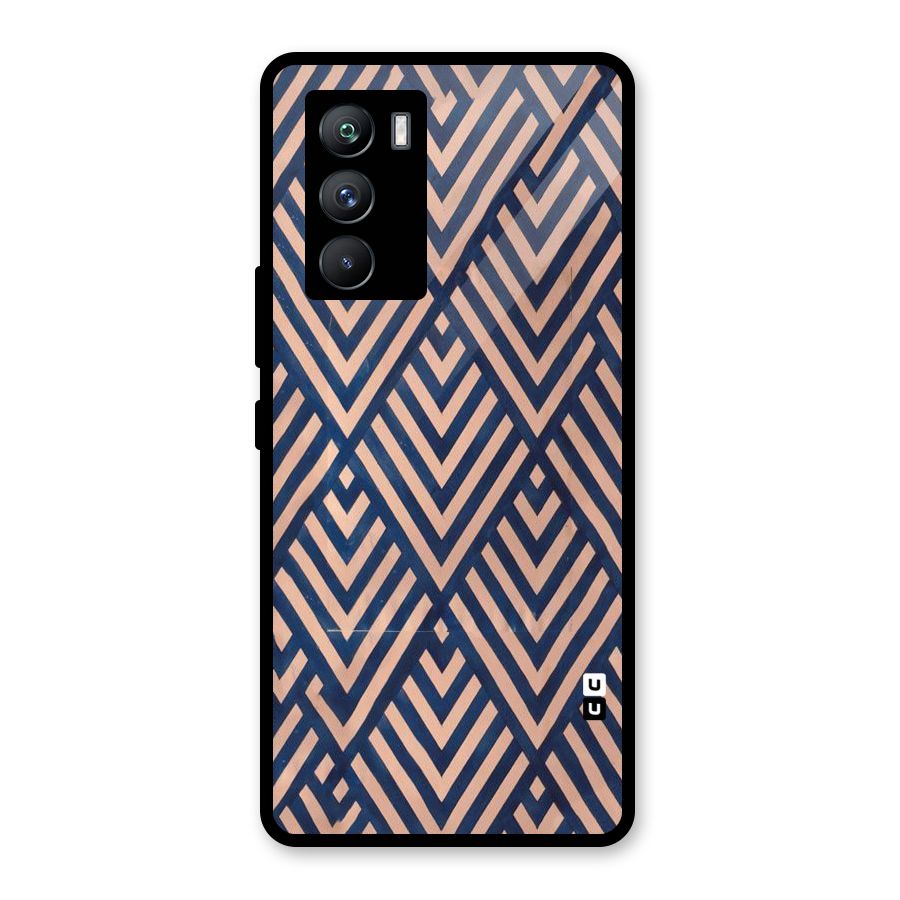 Diamond Blues Glass Back Case for Vivo iQOO 9 SE