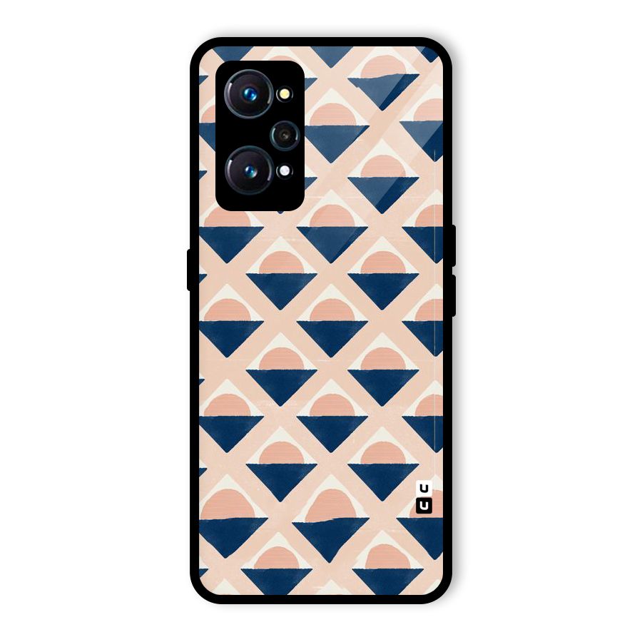 Diamond Circle Pattern Glass Back Case for Realme GT Neo2
