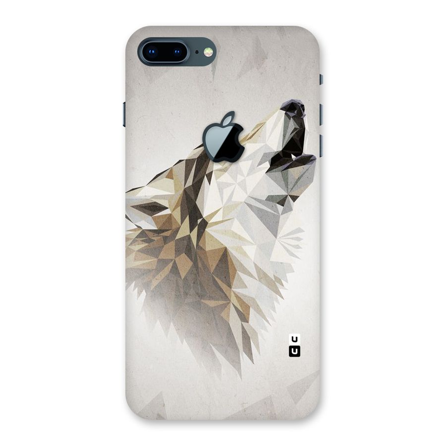 Diamond Wolf Back Case for iPhone 7 Plus Apple Cut