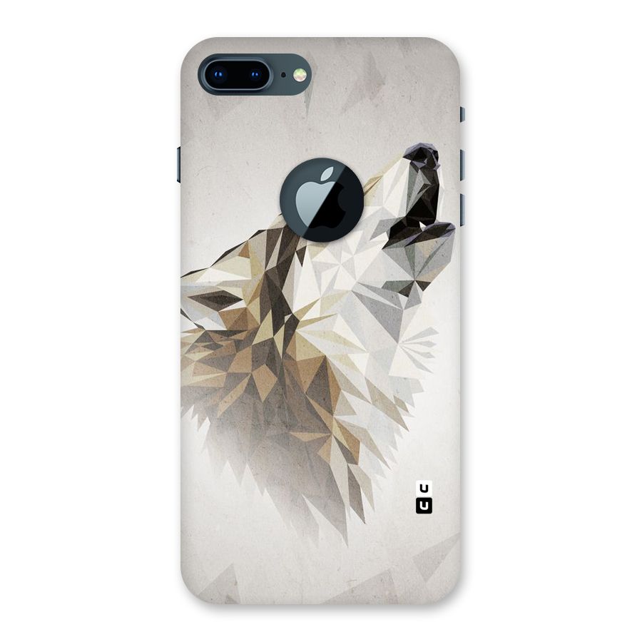 Diamond Wolf Back Case for iPhone 7 Plus Logo Cut