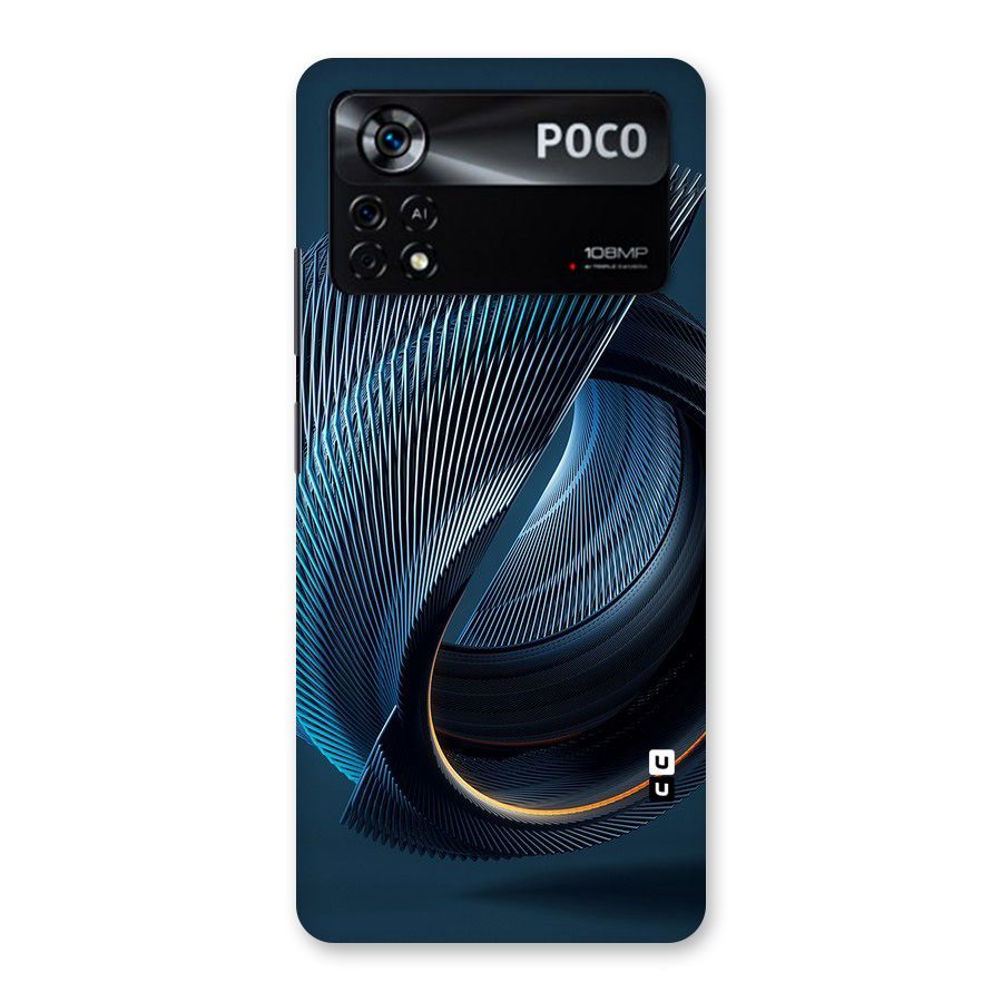 Digital Circle Pattern Back Case for Poco X4 Pro 5G