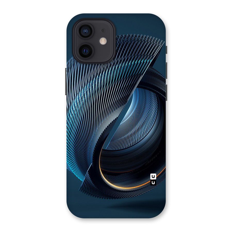 Digital Circle Pattern Back Case for iPhone 12
