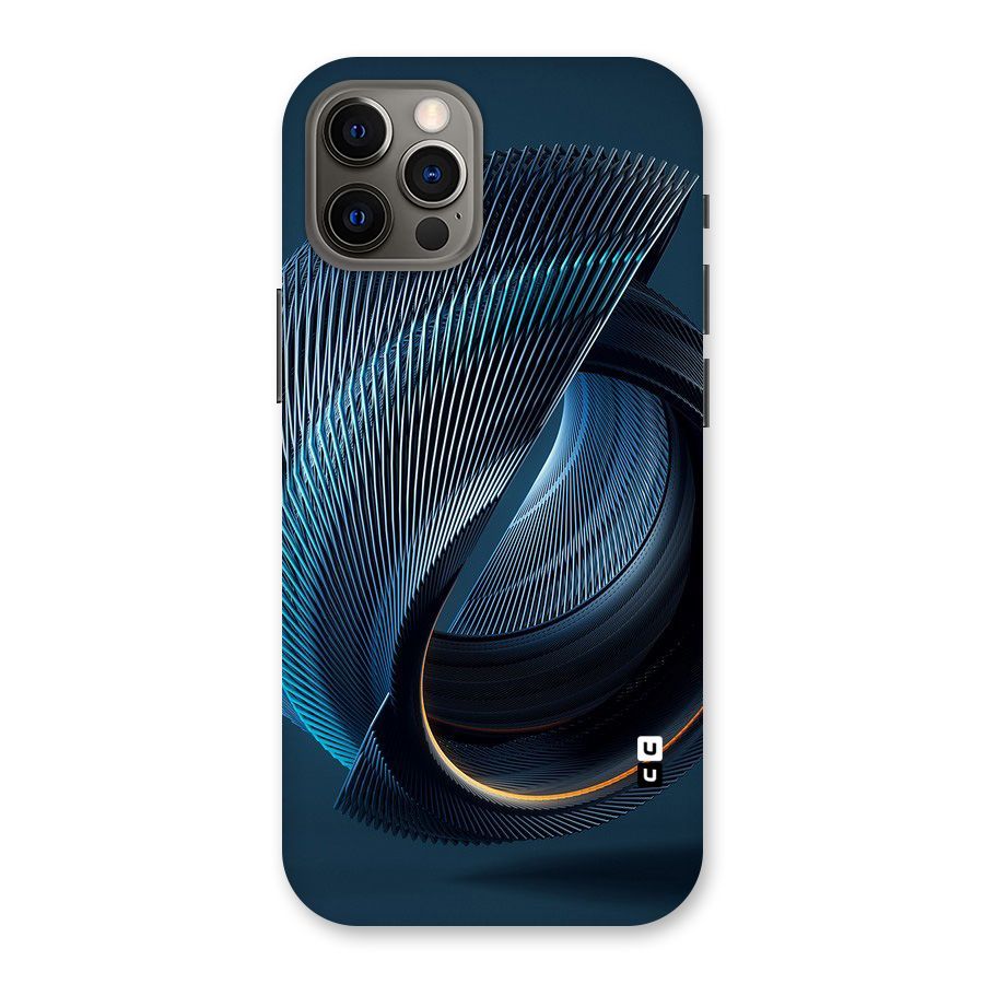 Digital Circle Pattern Back Case for iPhone 12 Pro