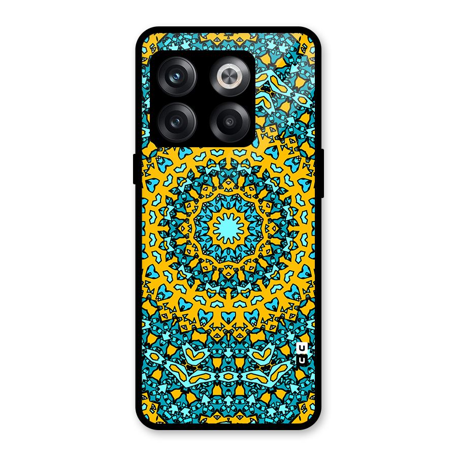 Digital Mandala Art Glass Back Case for OnePlus 10T