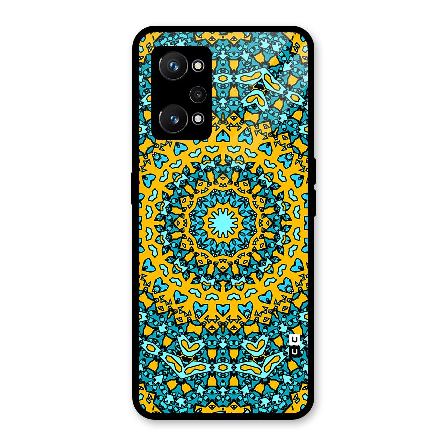 Digital Mandala Art Glass Back Case for Realme GT Neo 3T
