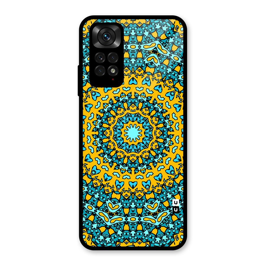 Digital Mandala Art Glass Back Case for Redmi Note 11