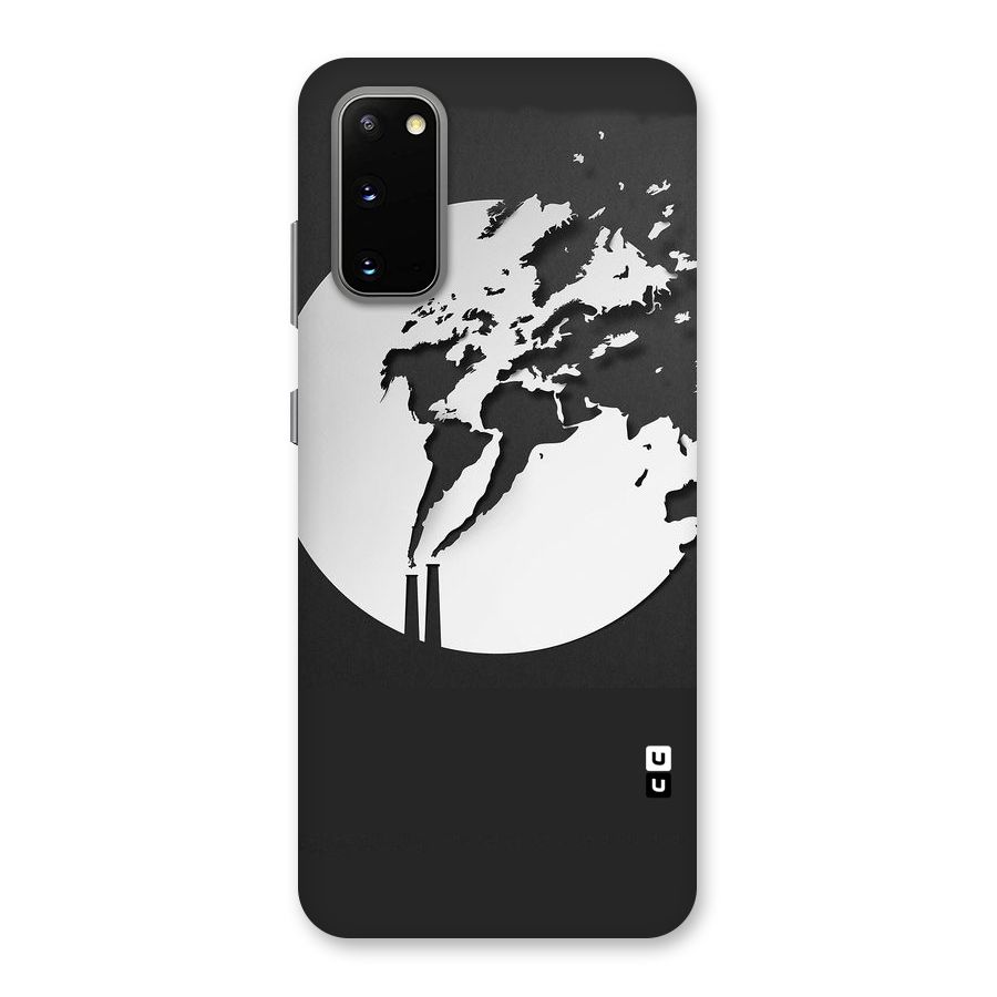 Disorted Design Black Back Case for Galaxy S20