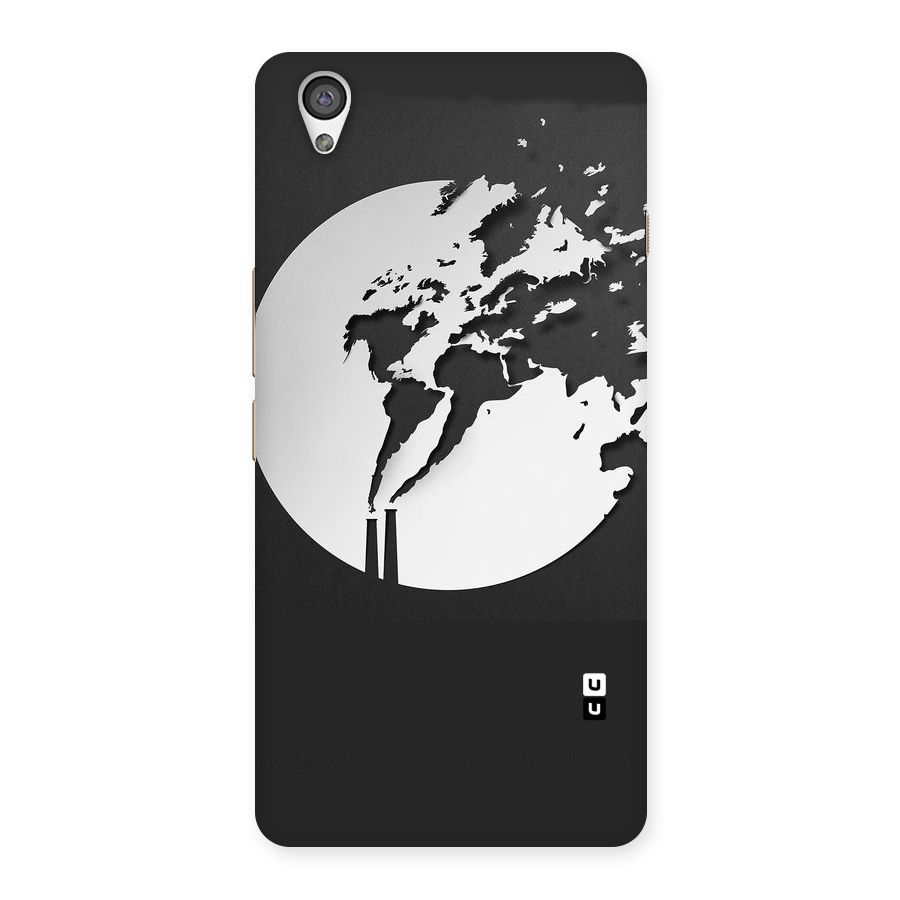 Disorted Design Black Back Case for OnePlus X