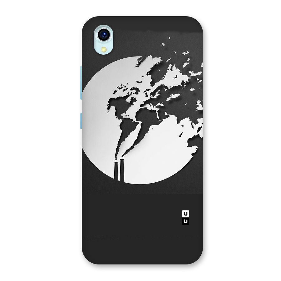 Disorted Design Black Back Case for Vivo Y1s