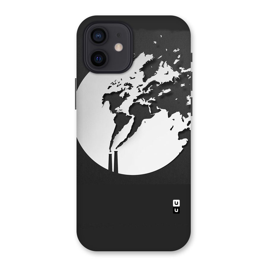 Disorted Design Black Back Case for iPhone 12