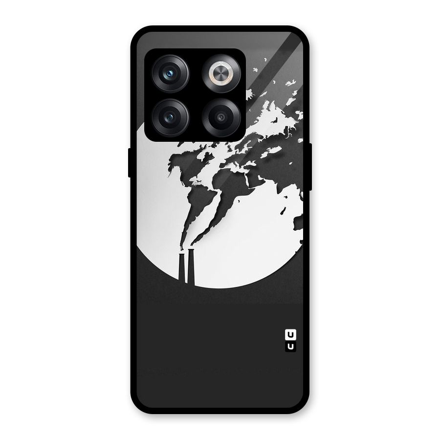 Disorted Design Black Glass Back Case for OnePlus 10T