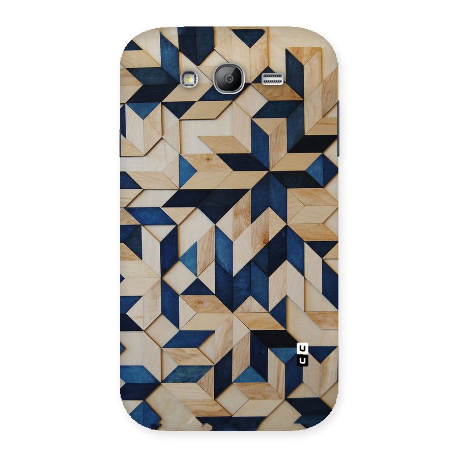 Disorted Wood Blue Back Case for Galaxy Grand