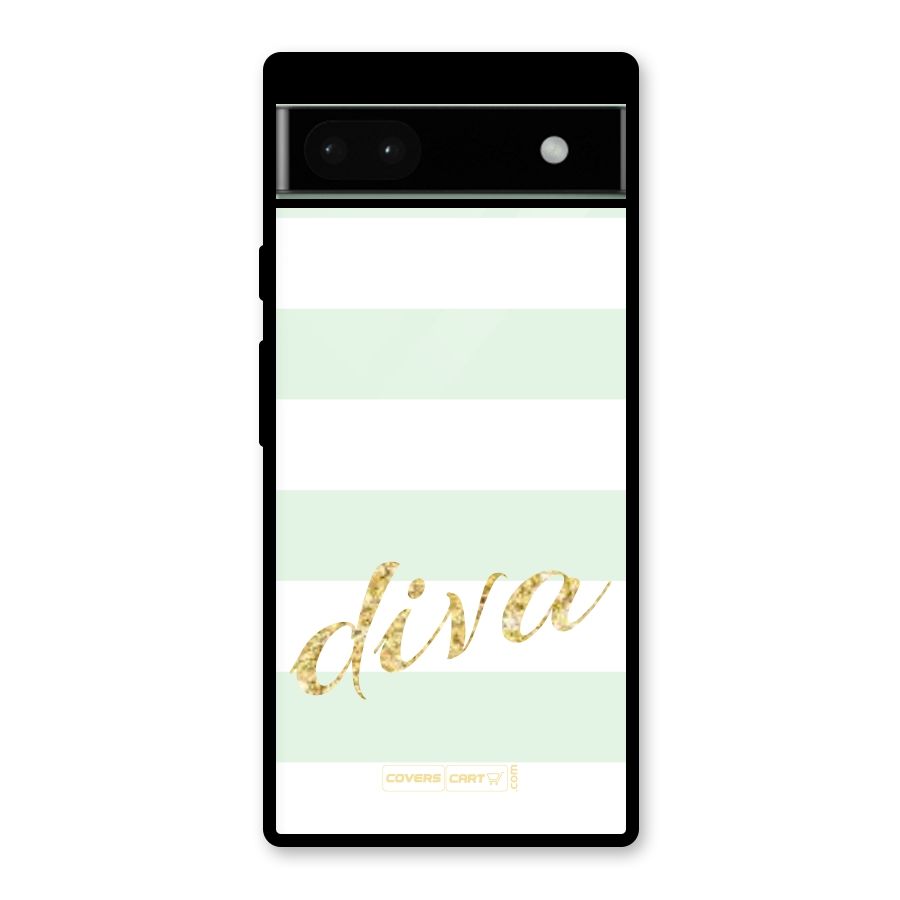 Diva Glass Back Case for Google Pixel 6a