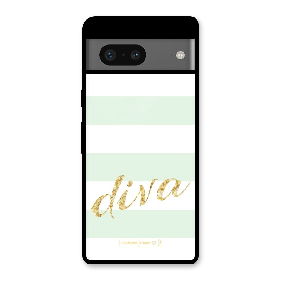 Diva Glass Back Case for Google Pixel 7