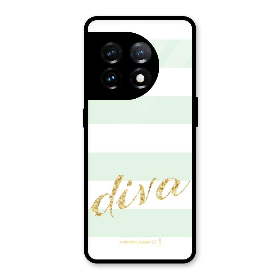 Diva Glass Back Case for OnePlus 11