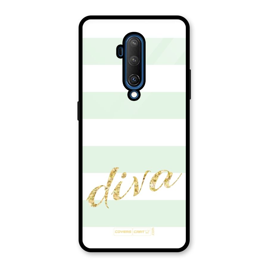 Diva Glass Back Case for OnePlus 7T Pro