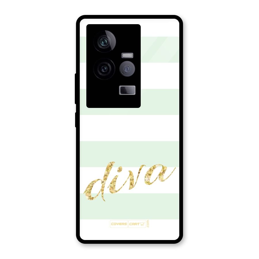 Diva Glass Back Case for Vivo iQOO 11 5G