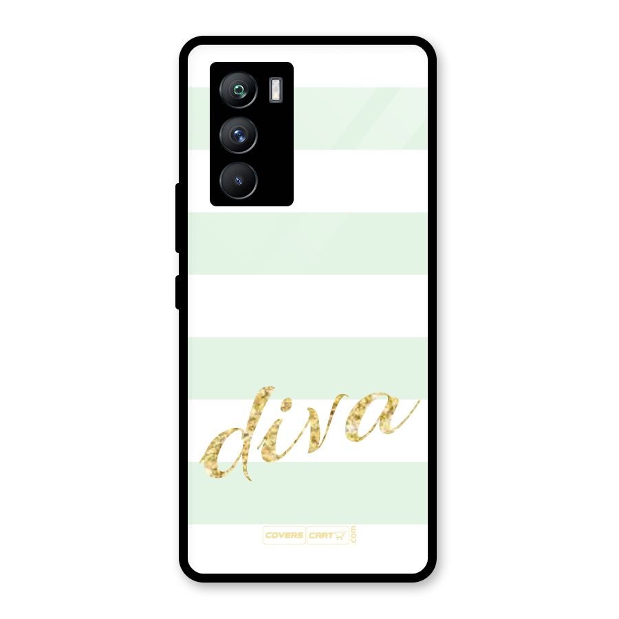 Diva Glass Back Case for Vivo iQOO 9 SE