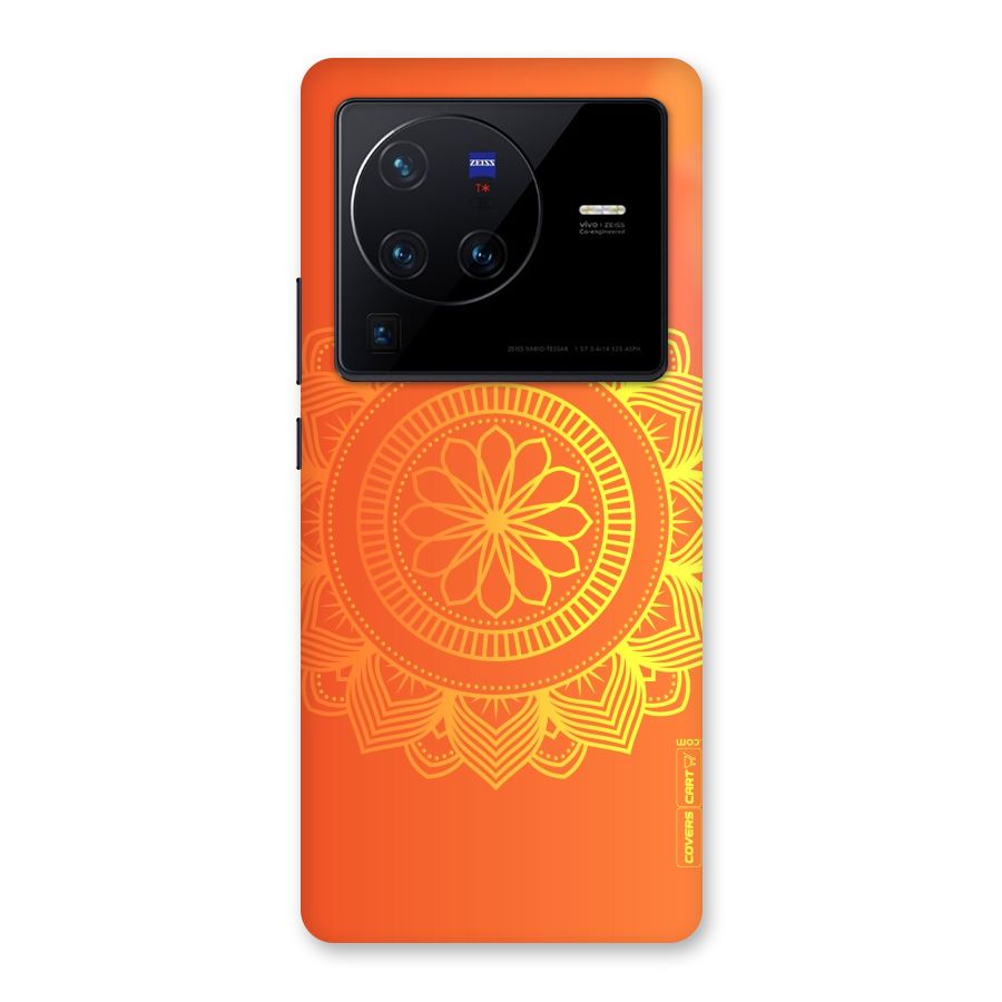 Diwali Rangoli Back Case for Vivo X80 Pro