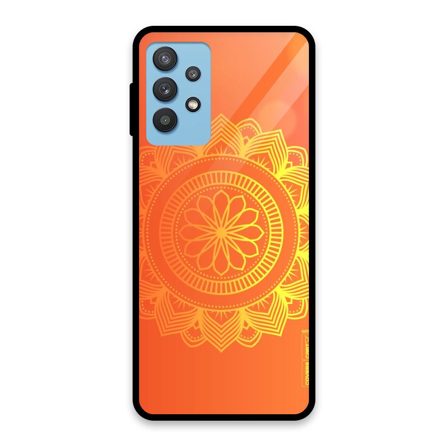 Diwali Rangoli Glass Back Case for Galaxy M32 5G