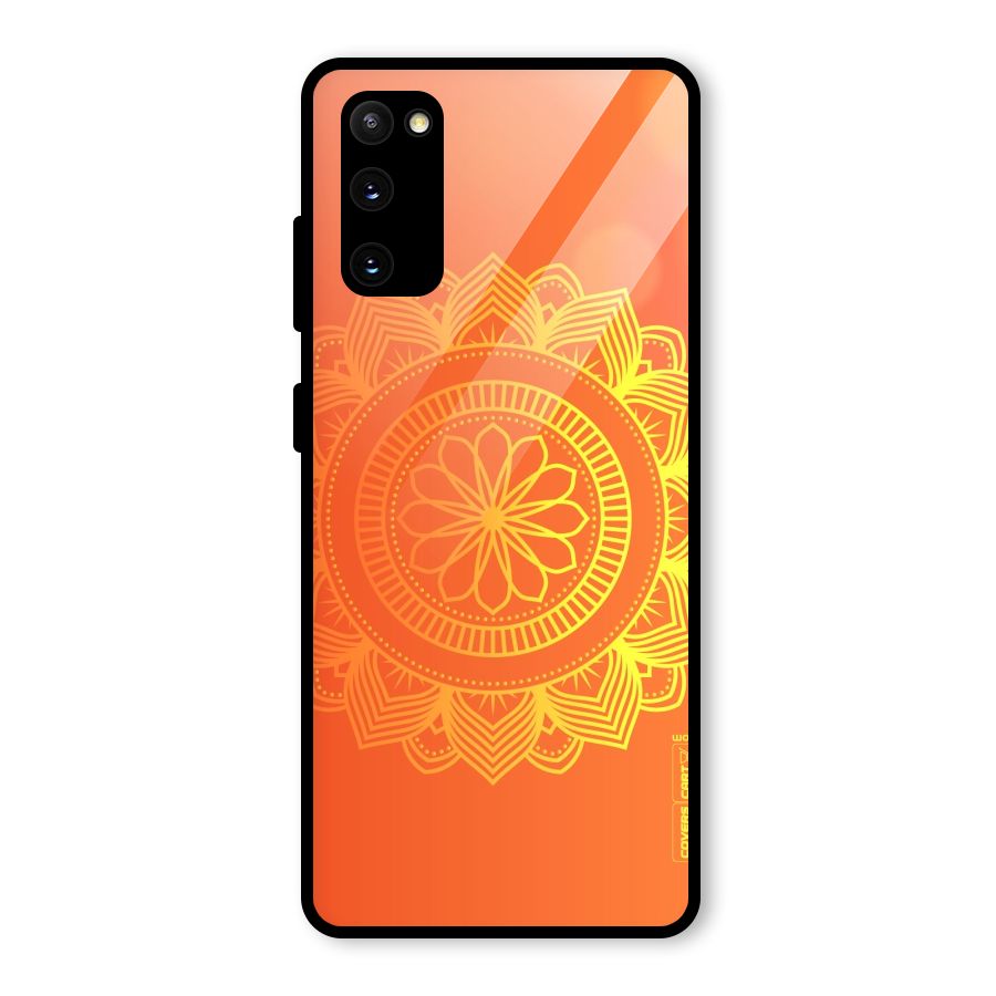 Diwali Rangoli Glass Back Case for Galaxy S20 FE 5G