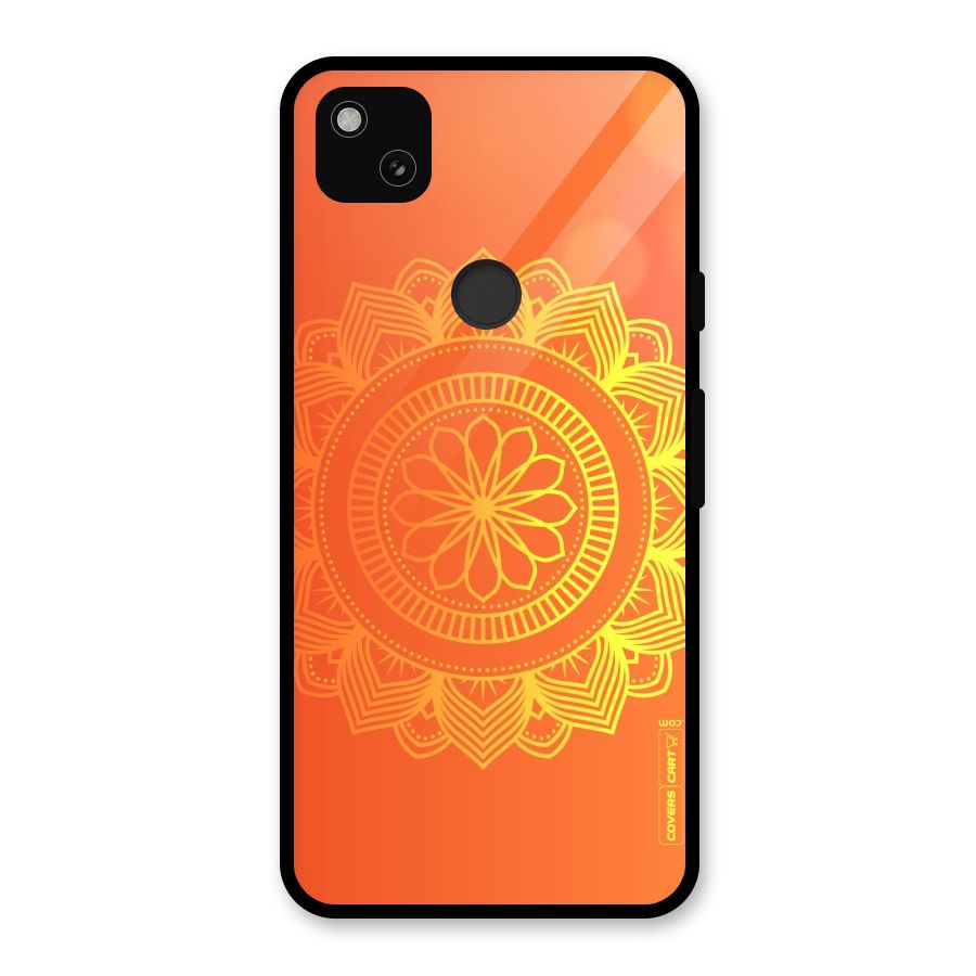 Diwali Rangoli Glass Back Case for Google Pixel 4a