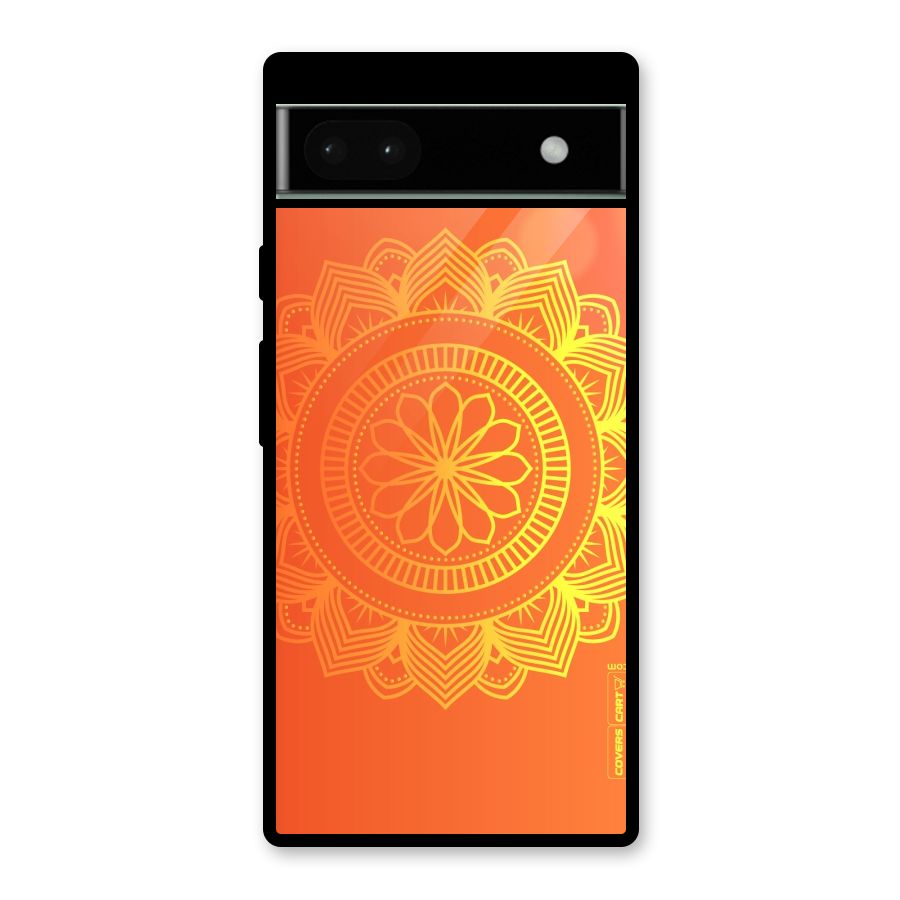 Diwali Rangoli Glass Back Case for Google Pixel 6a