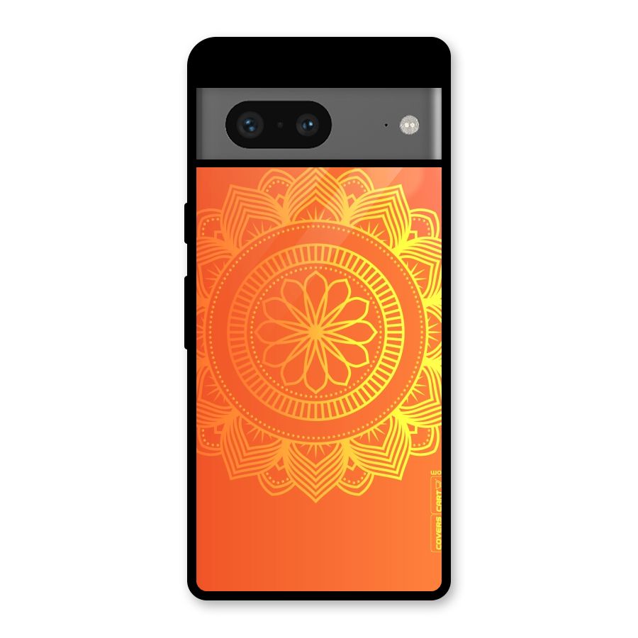 Diwali Rangoli Glass Back Case for Google Pixel 7