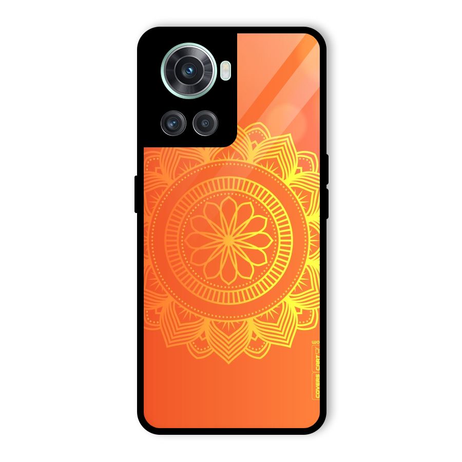 Diwali Rangoli Glass Back Case for OnePlus 10R