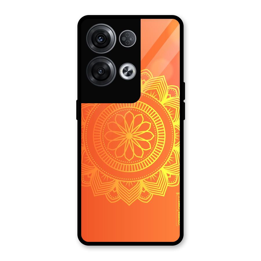 Diwali Rangoli Glass Back Case for Oppo Reno8 Pro 5G