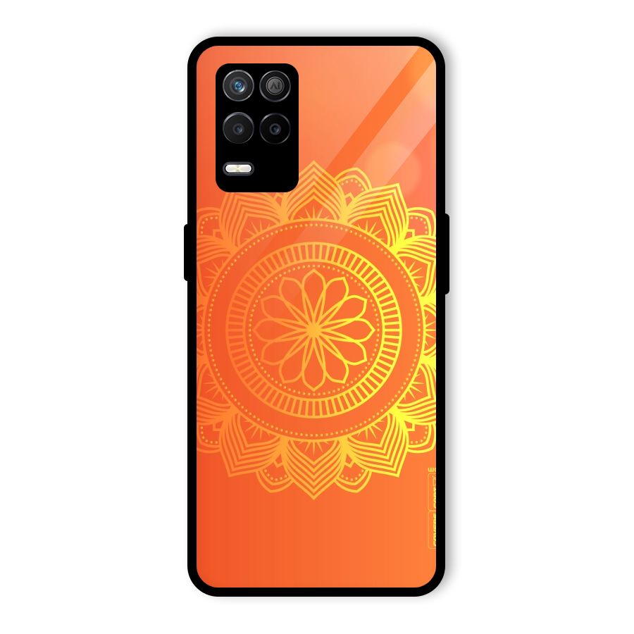 Diwali Rangoli Glass Back Case for Realme 8 5G