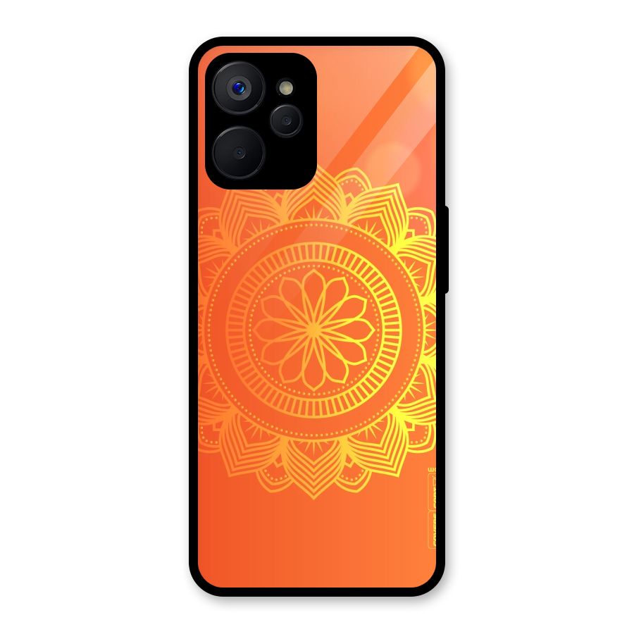 Diwali Rangoli Glass Back Case for Realme 9i 5G