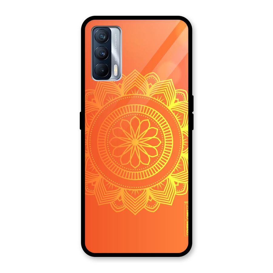 Diwali Rangoli Glass Back Case for Realme X7