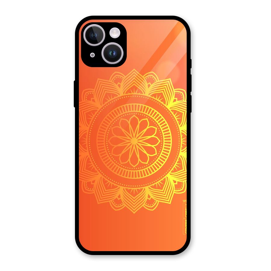 Diwali Rangoli Glass Back Case for iPhone 14 Plus