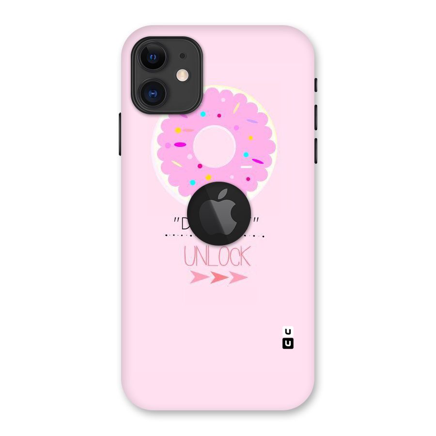 Do-Nut Unlock Back Case for iPhone 11 Logo Cut